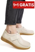PANTOFI BEJ PIELE NATURALA ZSPB5-1