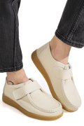 PANTOFI BEJ PIELE NATURALA ZSPB5-1
