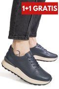 PANTOFI SPORT GREY PIELE NATURALA ASPN368