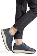 PANTOFI SPORT GREY PIELE NATURALA ASPN368