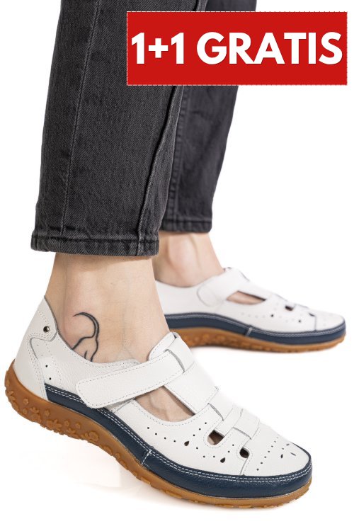 Mocasini bleumarin piele naturala aspn2856