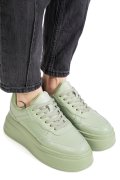 PANTOFI SPORT VERZI PIELE NATURALA ASPN2529