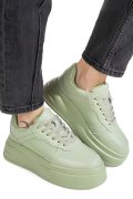 PANTOFI SPORT VERZI PIELE NATURALA ASPN2529