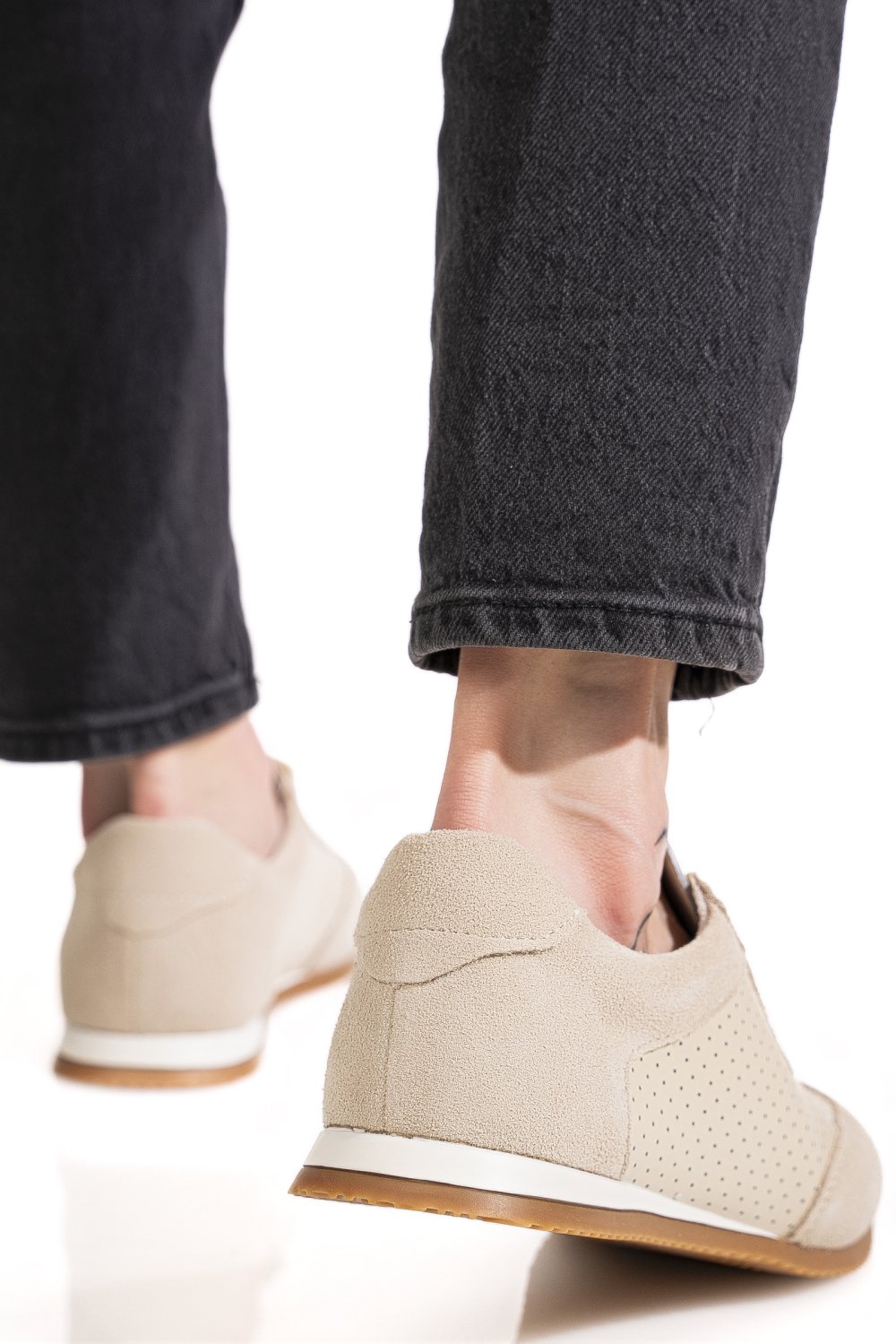 SABBATICAL MARIPOSA M TC　 Light Beige PANTOFI SPORT BEJ PIELE NATURALA TSP-8082 - Superpantofi