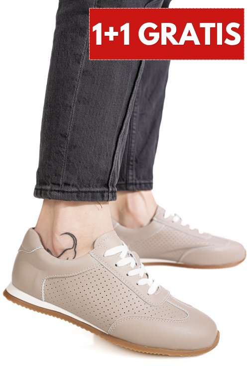 Pantofi sport roz piele naturala tsp-8082