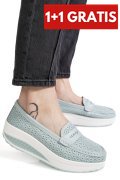 MOCASINI GREEN PIELE NATURALA ASP369