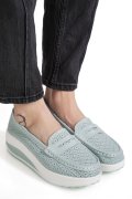 MOCASINI GREEN PIELE NATURALA ASP369