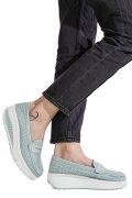 MOCASINI GREEN PIELE NATURALA ASP369