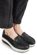 MOCASINI BLACK PIELE NATURALA ASP369