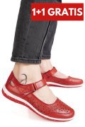 PANTOFI ROSII PIELE NATURALA ASPN2859
