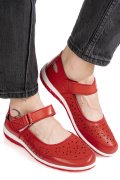 PANTOFI ROSII PIELE NATURALA ASPN2859