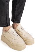 PANTOFI SPORT BEJ PIELE NATURALA ASPN2529