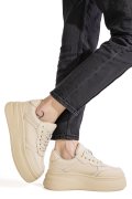 PANTOFI SPORT BEJ PIELE NATURALA ASPN2529