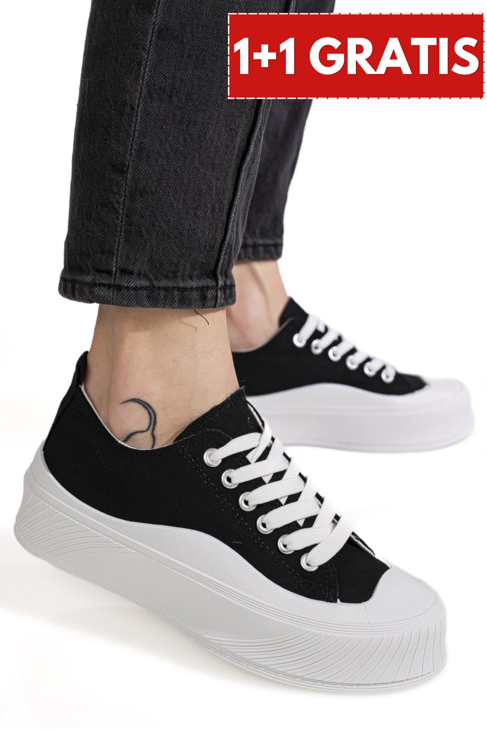 PANTOFI SPORT BLACK DSP935 - Superpantofi