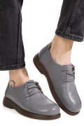 MOCASINI GRI PIELE NATURALA 8SP055