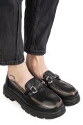 MOCASINI BLACK KHAKI HSP8