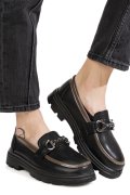 MOCASINI BLACK KHAKI HSP8