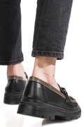 MOCASINI BLACK KHAKI HSP8