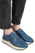 PANTOFI SPORT NAVY PIELE NATURALA ASPN368