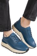 PANTOFI SPORT NAVY PIELE NATURALA ASPN368