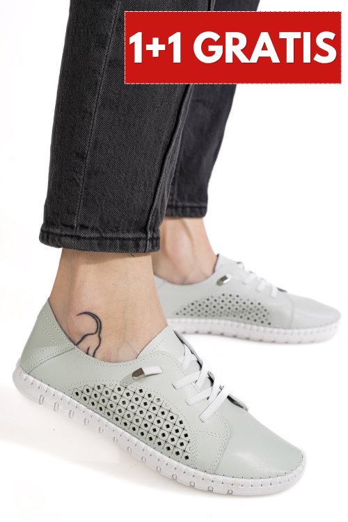 Pantofi green piele naturala aspn6025