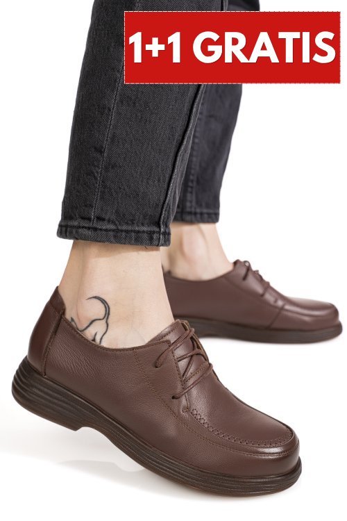 Mocasini maro piele naturala 8sp055