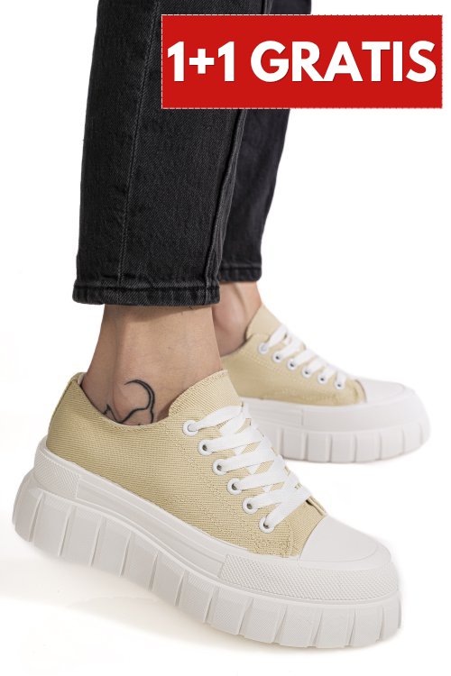 Pantofi sport beige ssp0909