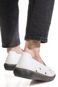 MOCASINI ALBI PIELE NATURALA 2SP070