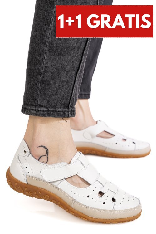 Mocasini bej piele naturala aspn2856
