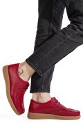 MOCASINI ROSII PIELE NATURALA ZSPB191