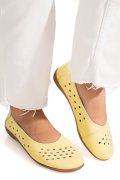 BALERINI GALBENI PIELE NATURALA ASPN806