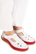 MOCASINI ROSII PIELE NATURALA ASPN2856