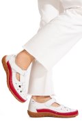 MOCASINI ROSII PIELE NATURALA ASPN2856