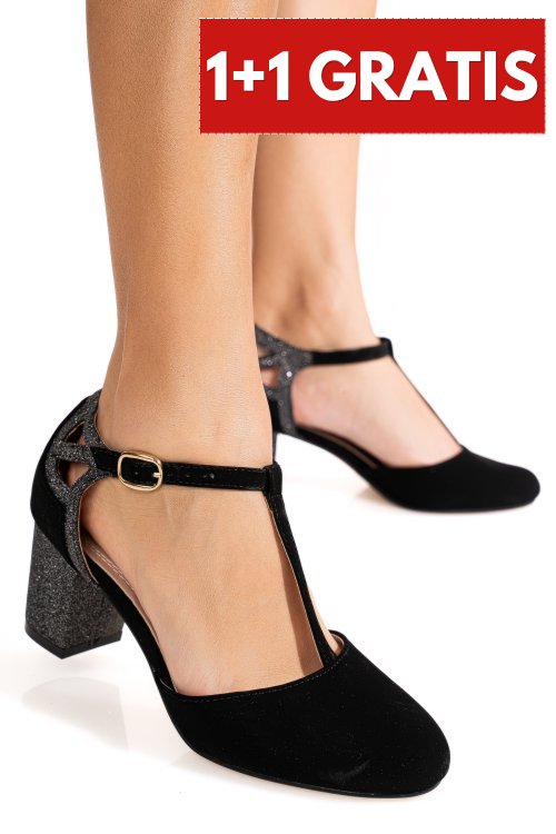 Pantofi black pewter 8sp629
