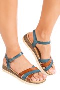 SANDALE ALBASTRE PIELE NATURALA OSPD925