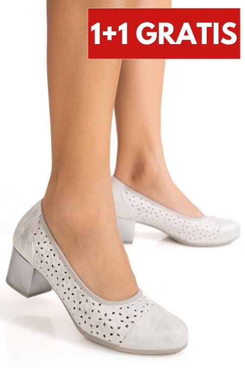 Pantofi silver yspehj236