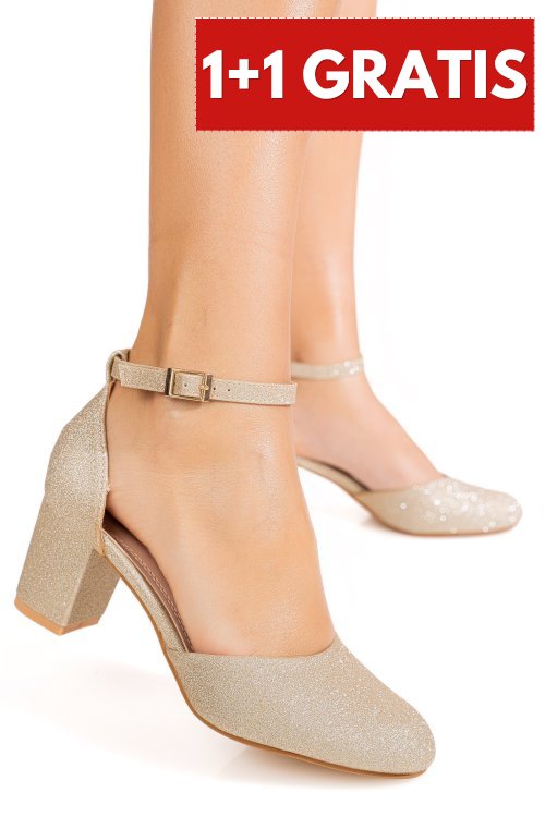 Pantofi gold 8sp628