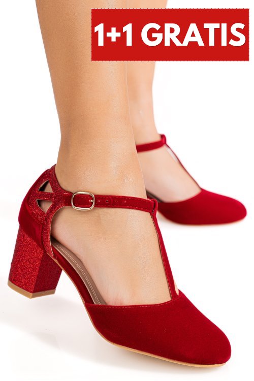 Pantofi red suede 8sp629