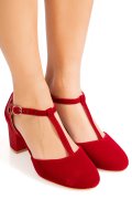 PANTOFI RED SUEDE 8SP629