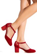 PANTOFI RED SUEDE 8SP629