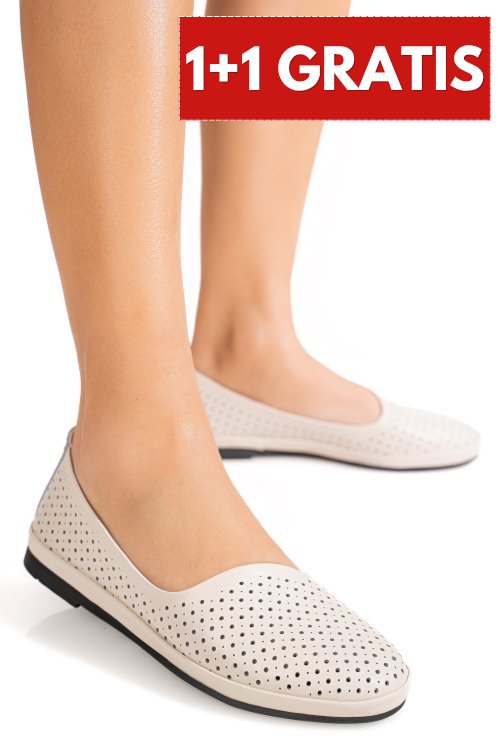 Espadrile bej piele naturala jspy3763