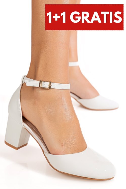 Pantofi white 8sp62-5