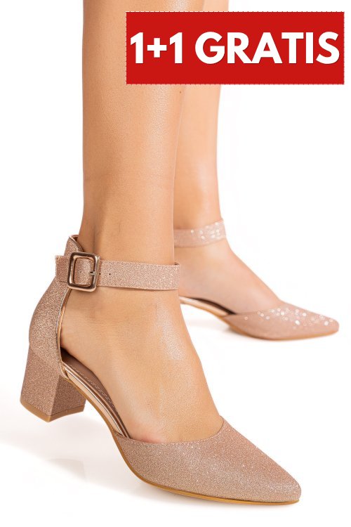 Pantofi champagne 1sp850