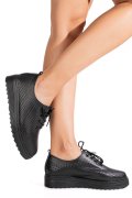 PANTOFI SPORT NEGRI PIELE NATURALA XSPH3200