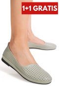 ESPADRILE OLIVE PIELE NATURALA JSPY3763