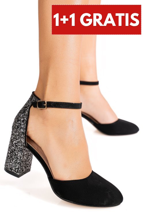 Pantofi black pewter 1sp678
