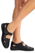 PANTOFI NEGRI PIELE NATURALA 5SPQ21