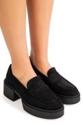 MOCASINI BLACK SUEDE CSP67