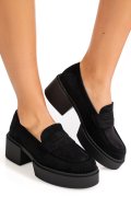 MOCASINI BLACK SUEDE CSP67