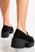 MOCASINI BLACK SUEDE CSP67